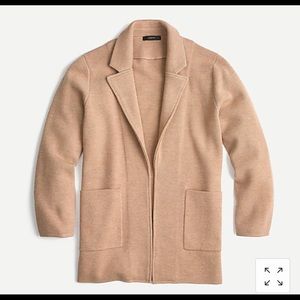 NWOT Current season JCrew merino wool camel blazer